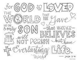 Bible Verse Coloring Page John 3 16 Printable Coloring Bible Verse Coloring Page Bible Verse Coloring Bible Coloring Pages