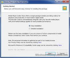 A codec is a piece of software on either a device or computer capable of encoding and/or decoding video and/or audio data. Media Player Codec Pack 4 4 1 Free Download