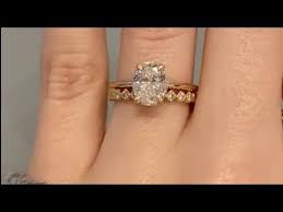Created utilizing the finest materials our aeterno line of wedding bands is designed for those who appreciate beautiful design and exceptional. Yellow Gold 1ct Oval Diamond Engagement Ring With Vintage Inspired Wedding Band Isabella Glenda Youtube