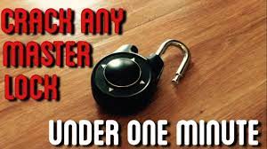 Jul 05, 2019 · forgot the combination? How To Crack Any Master Lock Combination Under One Minute Youtube