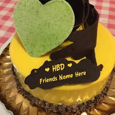 Let's light the candles and celebrate this special day of your life happy birthday. Birthday Cakes For Friend With Name Edit Option