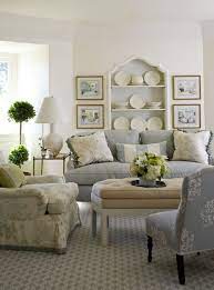 Living Room Dusty Blue With Neutrals Traditional Design Living Room Home Living Room Blue Living Room