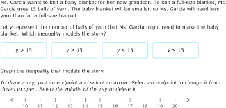 Walk through these inequalities worksheets to practice solving and graphing inequalities on a number line, completing inequality statements refine your skills in solving and graphing inequalities in two simple steps. Ixl One Step Inequalities Word Problems 6th Grade Math