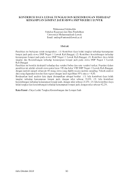 Berdasarkan data tersebut, dikatakan bahwa terdapat. Pdf Kontribusi Daya Ledak Tungkai Dan Keseimbangan Terhadap Kemampuan Lompat Jauh Siswa Smp Negeri 1 Luwuk