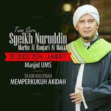 Beliau dilahirkan di sebuah desa bernama harus, amuntai pada tanggal 1 september 1960m. Ums Official Website Syeikh Nuruddin Marbu Al Banjari Al Makki Sermon At Ums Mosque Tomorrow