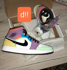 Buy and sell air jordan 1 shoes at the best price on stockx, the live from og colorways like the jordan 1 banned to collaborations like the jordan 1 travis scott, shop air jordan 1 shoes in every. Nike Air Jordan 1 Turkis Gelb Blau Lila In 37 5 Original Mit Rechnung Nike Air Jordan Nike Air Jordan
