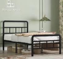 Richwanone 14 inch Twin XL Bed Frame with ... - Amazon.com