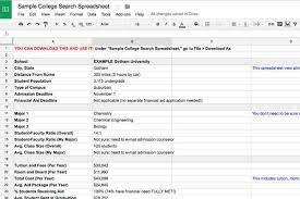 Check spelling or type a new query. College Search Spreadsheet Template College Search College Search Spreadsheet College Application Organization
