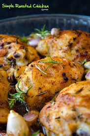 Simple Roasted Chicken Pieces Recipe Chicken Pieces Recipes Food Recipes Chicken Recipes
