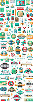 Flat Material Graphic Design Logo Design Badge Design