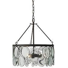 Allen Roth Grelyn Aged Bronze Transitional Clear Glass Drum Pendant Light Lowes Com Drum Pendant Lighting Lowes Pendant Lighting Bronze Pendant Light