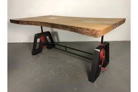 Tischuntergestell Hulk Industriedesign Wohnsektion Eiche Massiv Tischplatten Eiche