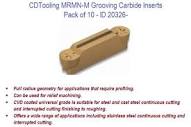 MRMN-500-M KORLOY TYPE GROOVING INSERT(GRADE BPS253-CVD) Pack of ...