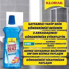 Klorak fayans ve derz temi̇zleyi̇ci̇ fayans aralarını bozmadan, zarar vermeden tertemiz yapar. Klorak A101 Raflarda Kampanya Facebook