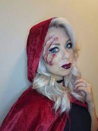 Little Red Riding Hood Wolf Attacked Ben Nye Special Effects Nose And Scar Wax Platinum Blonde Hallowe Cute Halloween Makeup Blonde Halloween Costumes Scar Wax