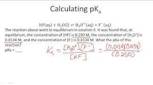 Compare your average value of pka and ka to the accepted values, and calculate the percent error for pka. Calculating Pka Youtube
