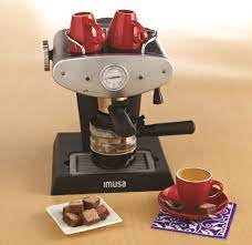 Imusa 4 Cup Gourmet Electric Espresso Maker Cappuccino Maker Latte Machine Home Espresso Machine
