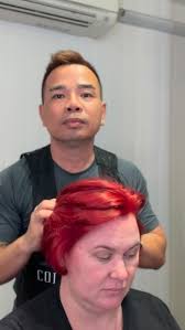 She loves vibrant colors! I love doing her hair.