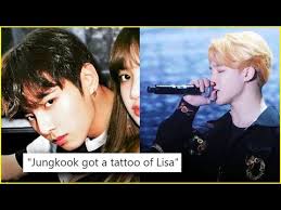 Jungkook's reaction toward blackpink's lisa's rap part was pretty interesting because he sang besides, at music award 2017, jungkook gave glances at blackpink's side several times when. Paparazzi Exposes Jungkook Lisa S Dating Photo Tattoo Jimin Retirement Over Health Youtube