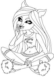 You might also be interested in coloring pages from howleen wolf category. Monster High Coloring Pages Clawdeen Wolf Coloring Home