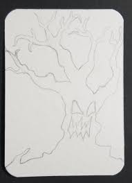 How To Draw Spooky Trees Art Tutorial For Beginners Art By Ro Did you scroll all this way to get facts about spooky drawing? how to draw spooky trees art tutorial