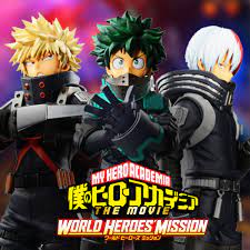 My Hero Academia Pack De Figurines Bakugo Deku Shoto The Movie World Heroes Mission Ichibansho