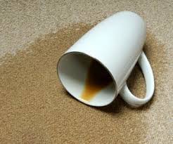 First, rub the surface stains with cold water to absorb the coffee and remove the larger remains. How To Remove Coffee Stains From Carpet Carpets And Rugs Clean Coffee Stain Coffee Stain Removal How To Clean Carpet