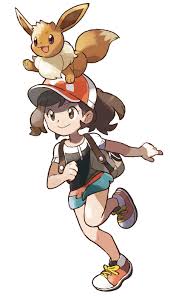 Female Protagonist Eevee Character Artwork From Pokemon Let S Go Pikachu And Let S Go Eevee Art Illustra Pokemon Eevee Pokemon Characters Cute Pokemon