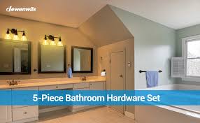 Find the ideal vanity for your bathroom. Dewenwils 3 Light Vanity Light Fixtures 5 Piece All In One Bathroom Set Bronze 631851164780 Ebay