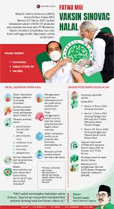 Sva) is a chinese biopharmaceutical company that focuses on the research, development. Infografik Fatwa Mui Vaksin Sinovac Halal Antara News
