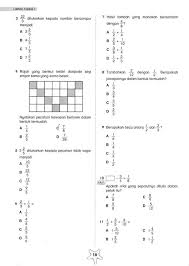 Contoh Soalan Pecahan Upsr Selangor M