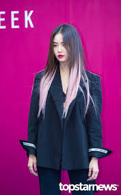 Korea Korean Kpop Idol Girl Group Band Kdrama Actress Hwang Seung Un S Two Tone Hair Pink Pastel Ends Dip Dye Ha Korean Hair Color Pastel Hair Korean Hairstyle