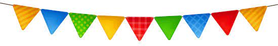 Transparent Colorful Streamer Png Picture Happy Birthday Png Birthday Clips Streamers