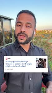 Indian population became 3rd largest Ethnicity group in #newzealand #india  #desi #kdchaudharyinz