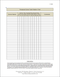 restaurant seating rotation chart related keywords