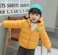 LIJCC Kids Baby Winter Warm Down Coats for Boys Girls Solid Color Light  Puffer Padded Jacket with Bear Ears Hoods Padded Jacket Infant Outerwear