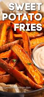 We Love Making These Homemade Baked Sweet Potato Fries At Home For An Easy And Delicious In 2020 Crispy Sweet Potato Fries Sweet Potato Fries Baked Sweet Potato Fries