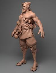 Artstation Overwatch Fanart Hanzo Yingbiao Han Character Design Animation Zbrush Character 3d Model Character