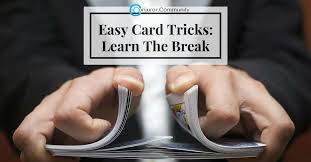 Every card trick practitioner out there knows how to wow an audience by magically revealing a top card that had seemingly been shuffled into the middle of the. Easy Card Tricks Learn The Break The Easy Way Conjuror Community