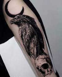 30 Absolutely Beautiful Bird Tattoos The Xo Factor Fantasy Tattoos Black Crow Tattoos Crow Tattoo Design