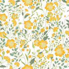 With its bold, modern, oversized floral pattern and contrasting white background, this duvet cover and matching shams will enliven your room and. Vector Vintage Seamless Floral Pattern Herbs And Wild Flowers Royalty Free Cliparts Vectors And Stock Illustration Image 60174627