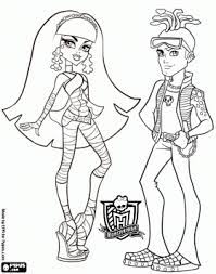 Monster high is a place where students embrace and celebrate what makes them different. Monster High Coloring Pages Printable Games 2 Monster High Cartoon Coloring Pages Coloring Pages