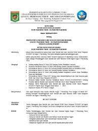 Pelaksanaan ujian sekolah 2021 smp negeri 5 kroya dengan menerapkan protokol kesehatan. Sk Panitia Ujian Sd