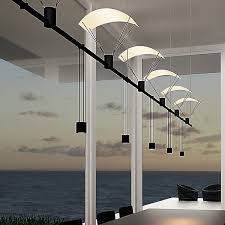 A minimalist vertex™ sensor measuring less than 1 inch in diameter can be specified for use with sensorswitch® lighting controls without disturbing the sleek fixture design. Sonneman Lighting Suspenders 36 Inch 3 Bar In Line Linear Led Lighting System Bar Mounted Single Cylinder Parachute Reflector Ylighting Com