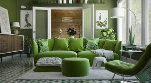 Ruang tamu elegan warna hijau. 10 Inspirasi Warna Cat Ruang Tamu Terasa Sejuk Dan Luas