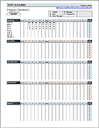 Free Schedules For Excel Daily Schedules Weekly Schedules