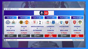 The competition consists of eight rounds. Fa Cup 3rd Round Live On Bbc One Bt Sport Sport On The Box