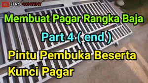 Distributor / supplier atap baja ringan / galvalum / atap spandek / atap lengkung / betoneser / besi baja / besi beton sni & non sni termurah di jawa timur, cv. Membuat Pagar Rumah Dari Rangka Baja Ringan Cara Pembuatan Pintu Pagar Beserta Kunci Pagar Youtube