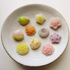 ミニチュア季節の和菓子 和菓子 ミニチュア 樹脂粘土 ハンドメイド miniature food mini foods wagashi