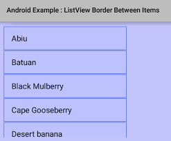 Drawing border of constant width around image in opengl on android and ios. How To Add Border Between Items In A Listview In Android